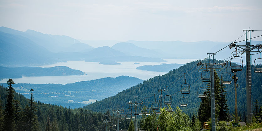 View of Schweitzer Mountain