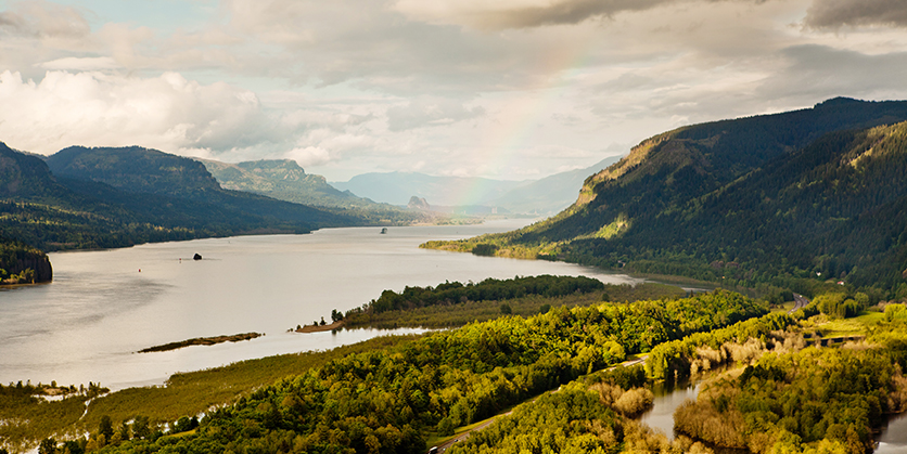 View of the Columbia River