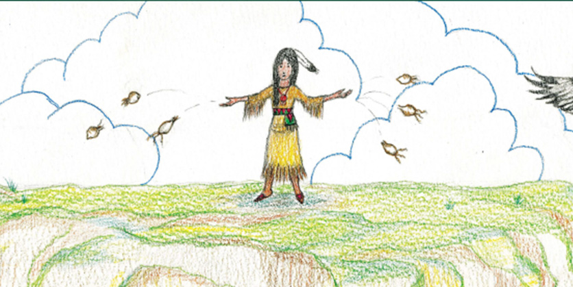 Illustration of Doodlebug story