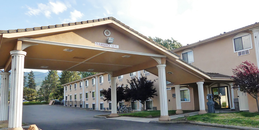 A former motel that has found a new purpose as a hub for homeless and social services