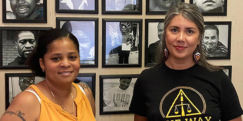 Virla Spencer and Camerina Zorrozua