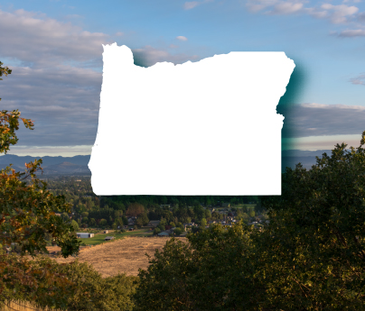 Illustration of Oregon state